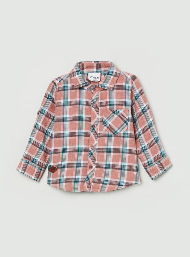 Boys Checked Casual Shirt