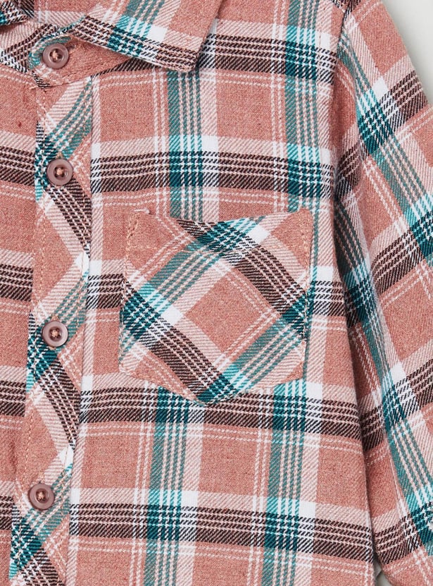 Boys Checked Casual Shirt
