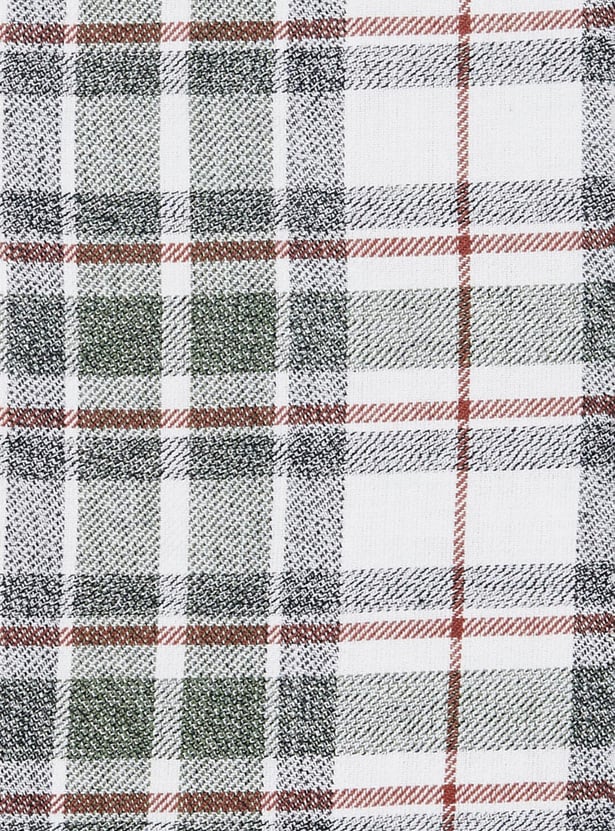 Boys Checked Regular Fit Shirt