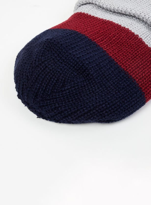 MAX Boys Colourblocked Beanie Cap