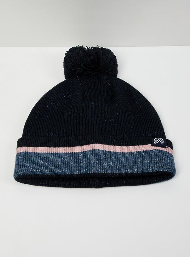 MAX Girls Colourblocked Beanie Cap