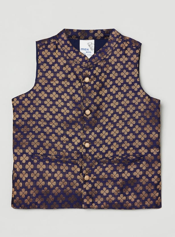 MAX Boys Embroidered Nehru Jacket