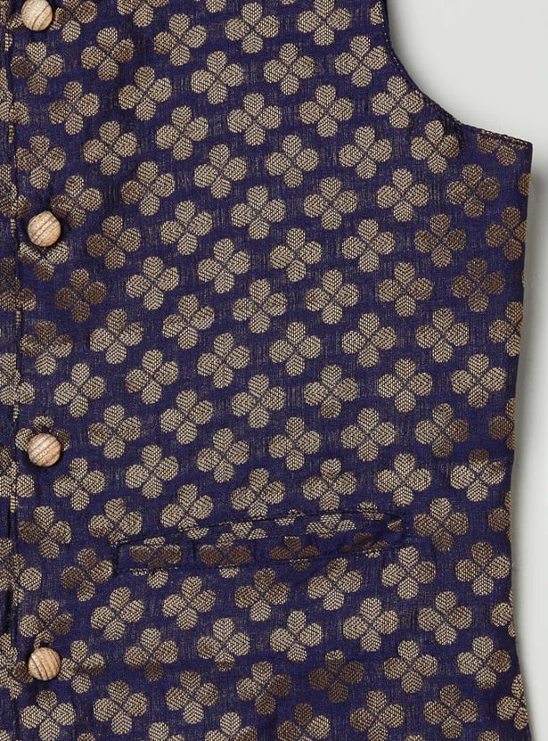 MAX Boys Embroidered Nehru Jacket