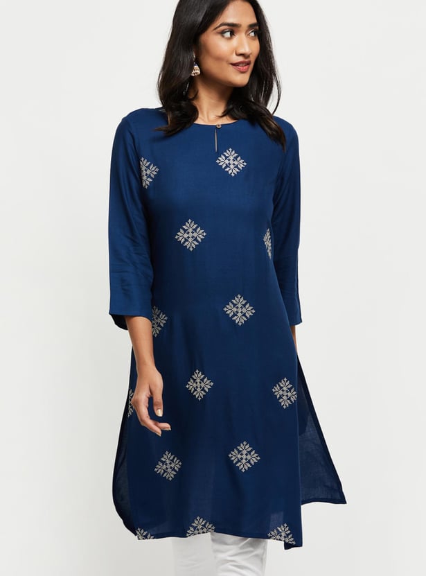 Women Printed Straight Kurta