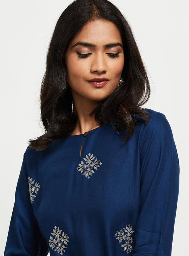 Women Printed Straight Kurta