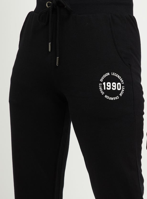 Women Printed Elasticated Joggers 