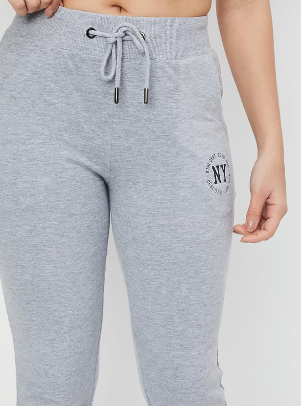 Women Solid Elasticated Joggers