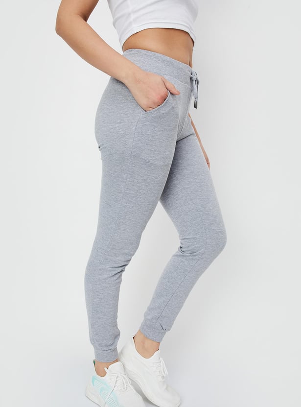 Women Solid Elasticated Joggers