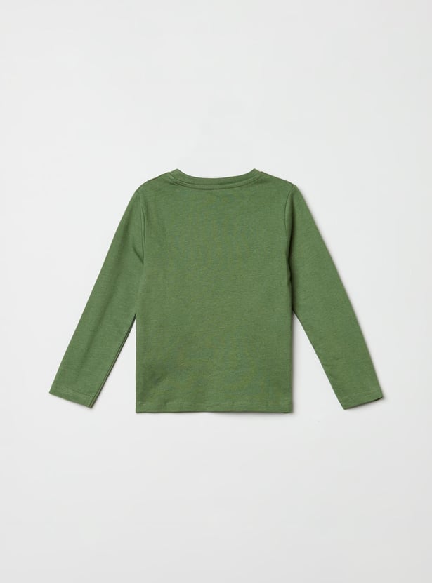 MAX Boys Printed Crew Neck T-shirt