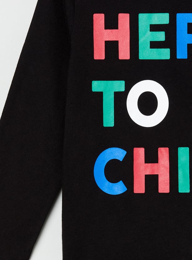 Boys Printed Crew Neck T-shirt