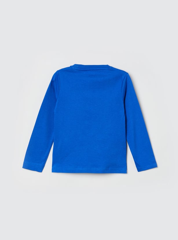 Boys Printed Crew Neck T-shirt