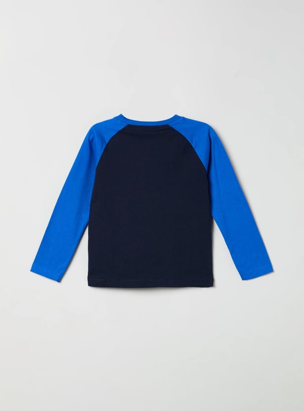 Boys Printed Crew Neck T-shirt