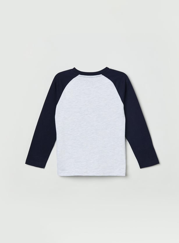 Boys Printed Crew Neck T-shirt