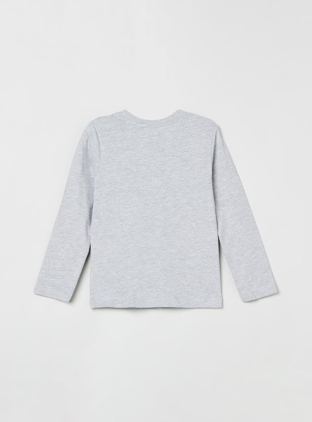 Boys Printed Crew Neck T-shirt