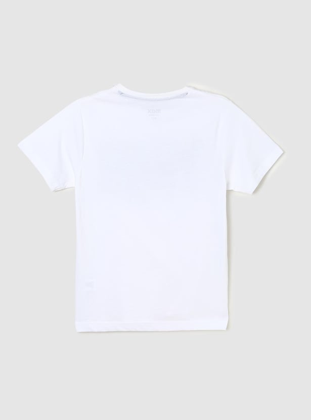 Boys Typographic Printed T-shirt - Pack of 3