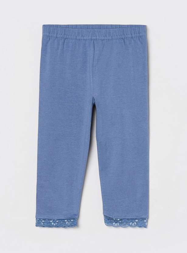 MAX Girls Lace Detailed Leggings