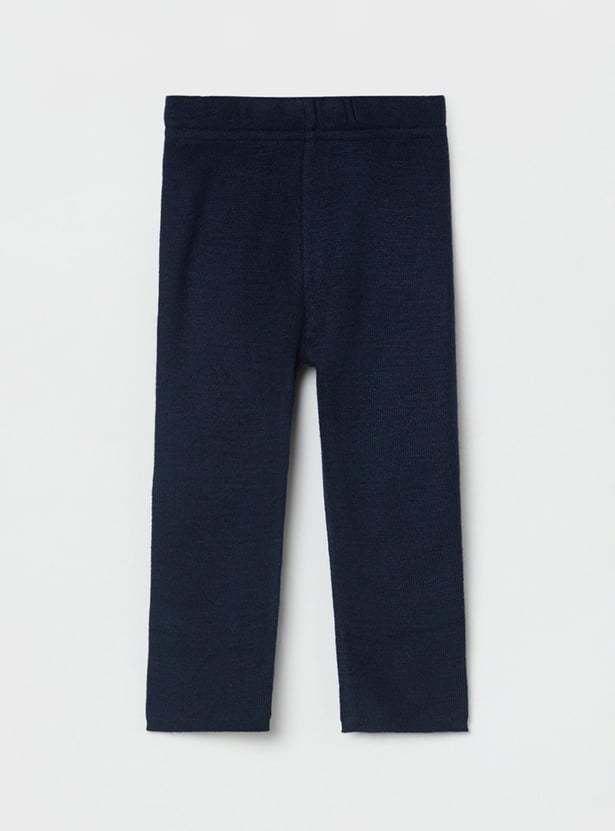 MAX Girls Textured Elasticated Leggings