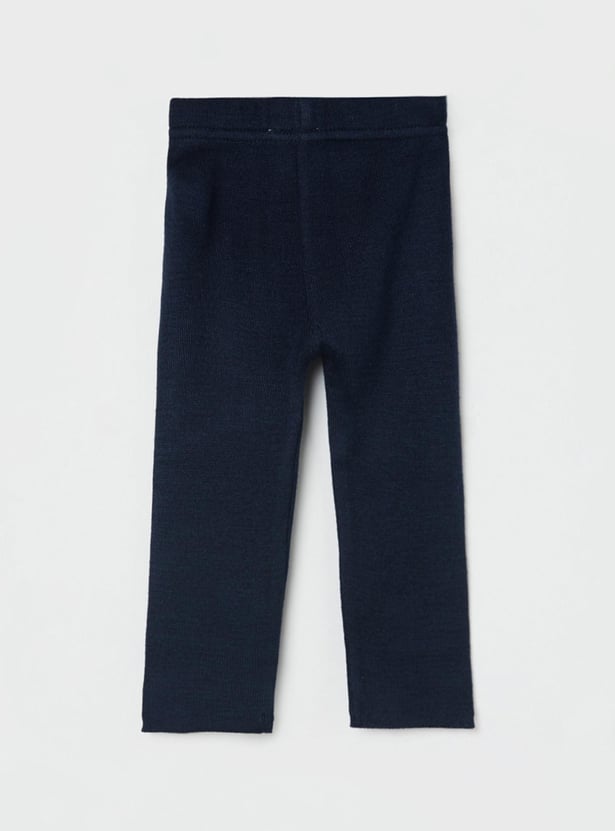 MAX Girls Textured Elasticated Leggings