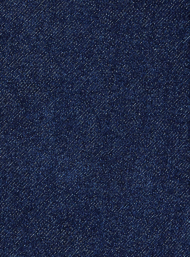 Girls Embroidered Slim Fit Jeans