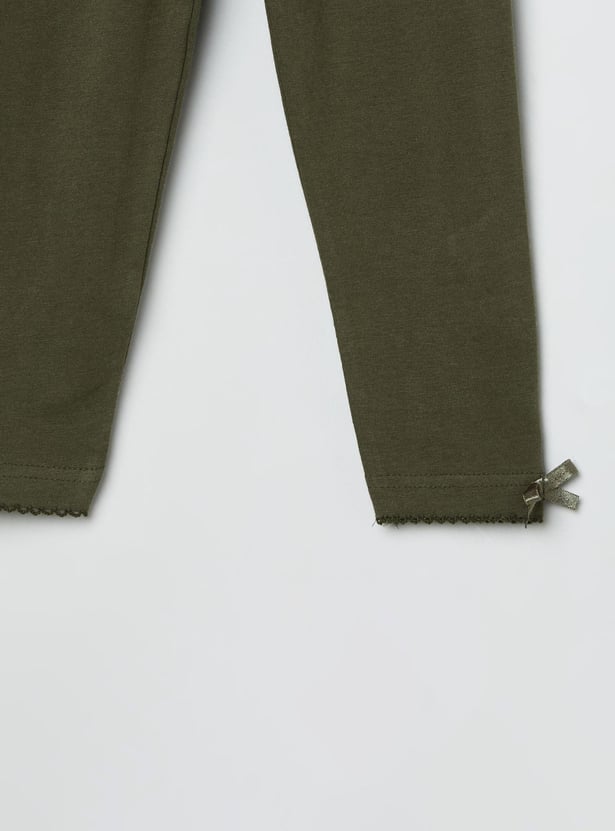 MAX Girls Solid Leggings