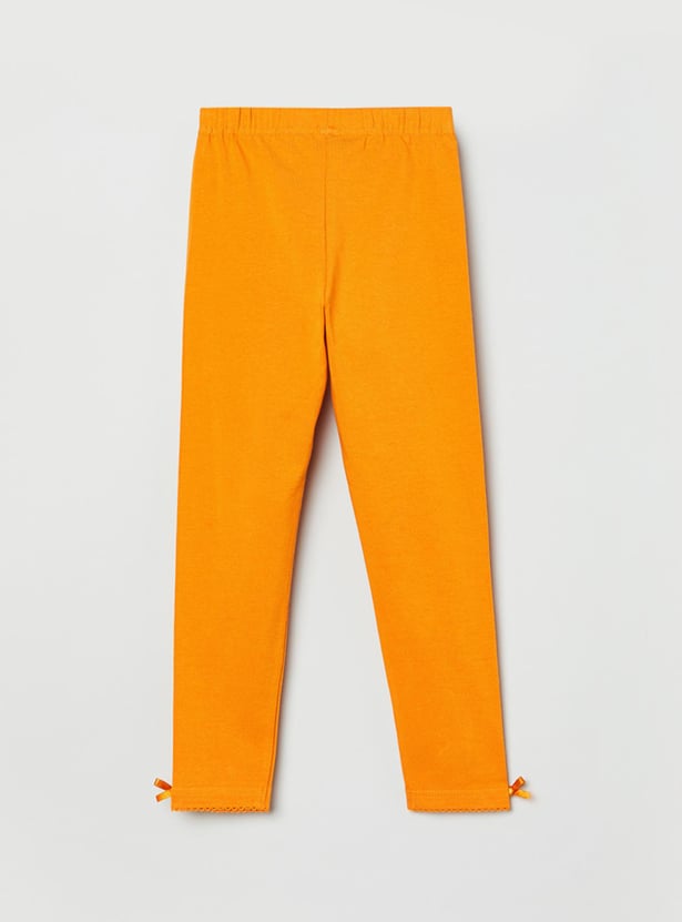 Girls Solid Leggings
