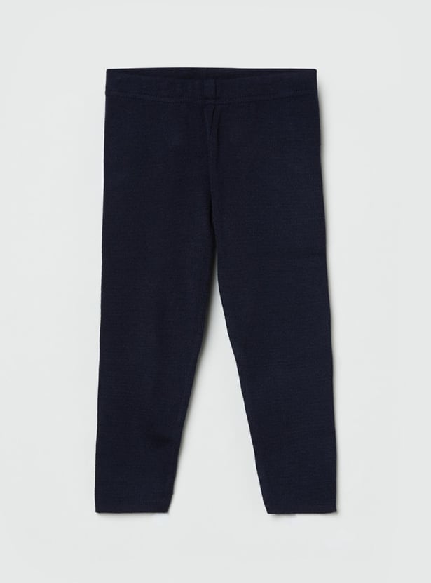 Girls Solid Leggings
