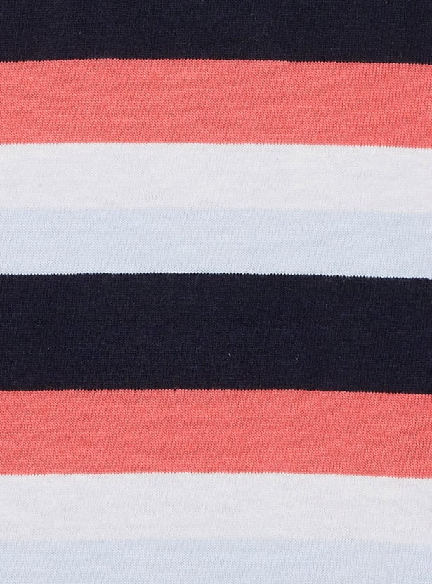 Boys Striped Polo T-shirt