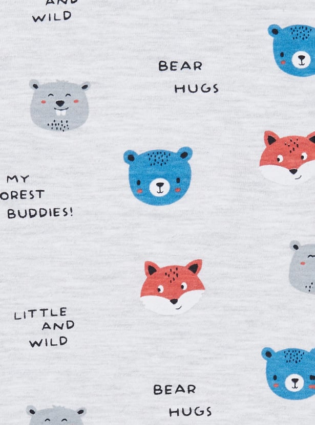 Boys Printed Crew Neck T-shirt