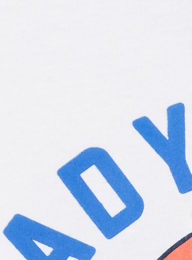 Boys Printed Crew Neck T-shirt