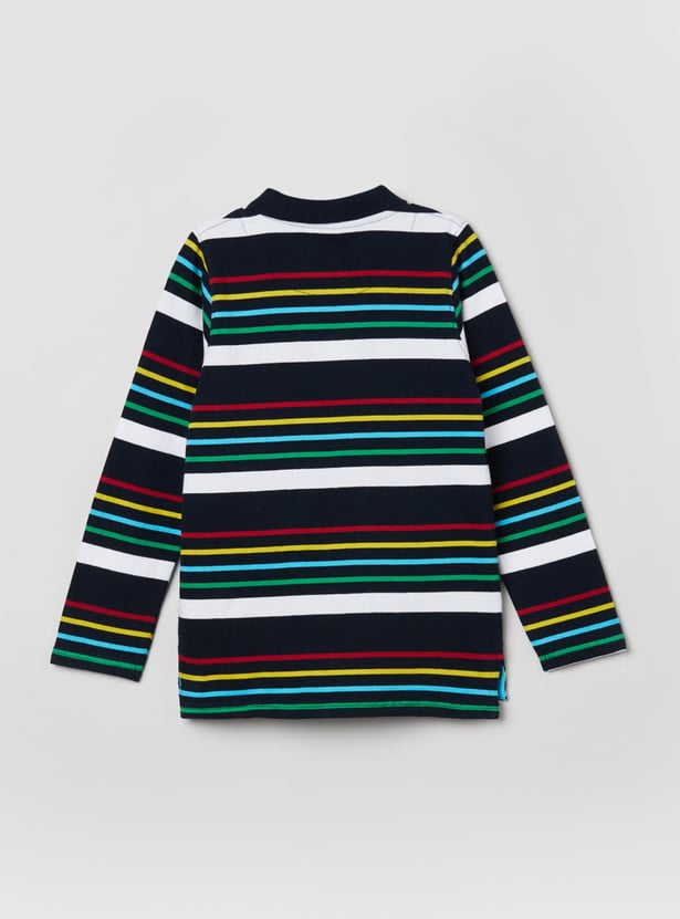 MAX Boys Striped Polo T-shirt