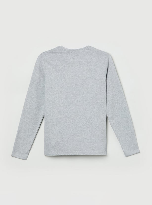 MAX Boys Typographic Print Crew Neck T-shirt