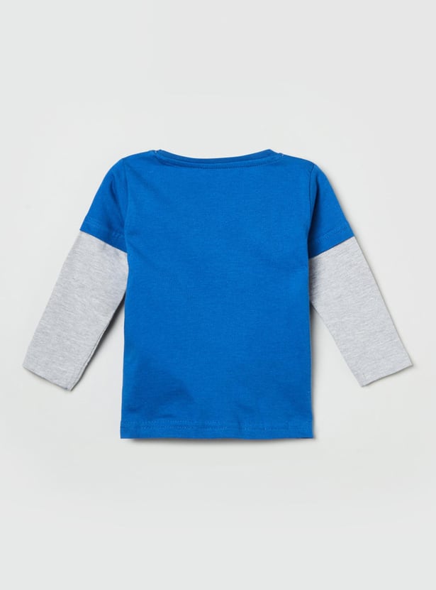 Boys Printed Crew Neck T-shirt