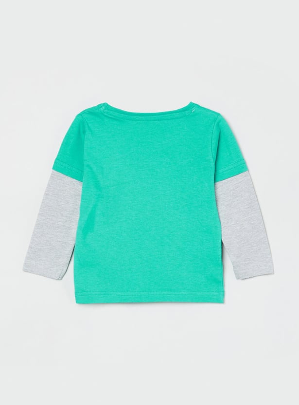 Boys Printed Full Sleeves T-shirt
