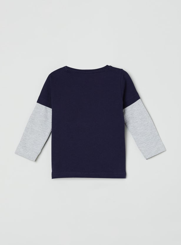 MAX Boys Typographic Print Crew Neck T-shirt