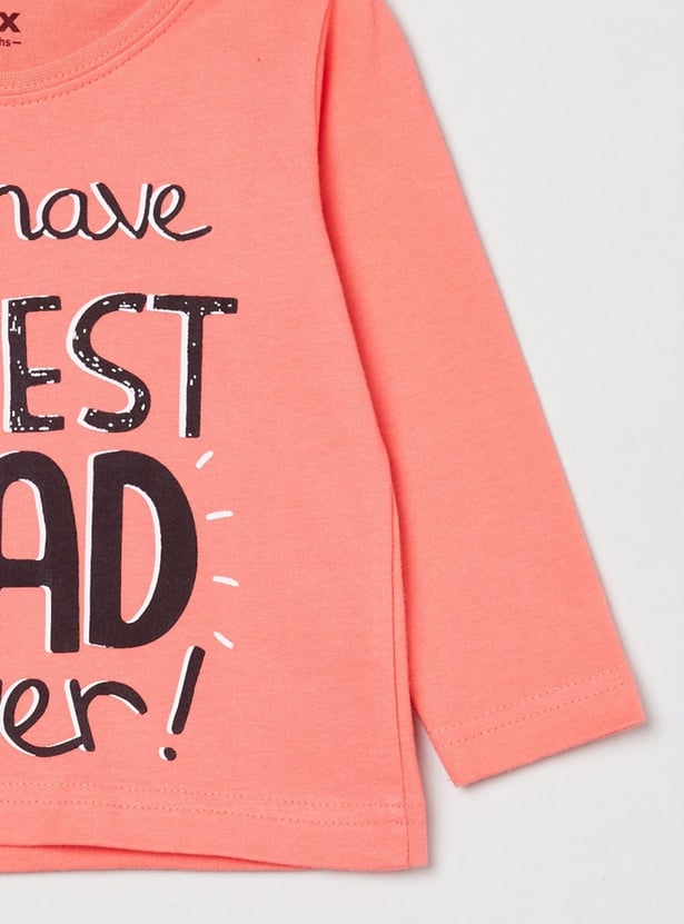 MAX Boys Typographic Print Crew Neck T-shirt