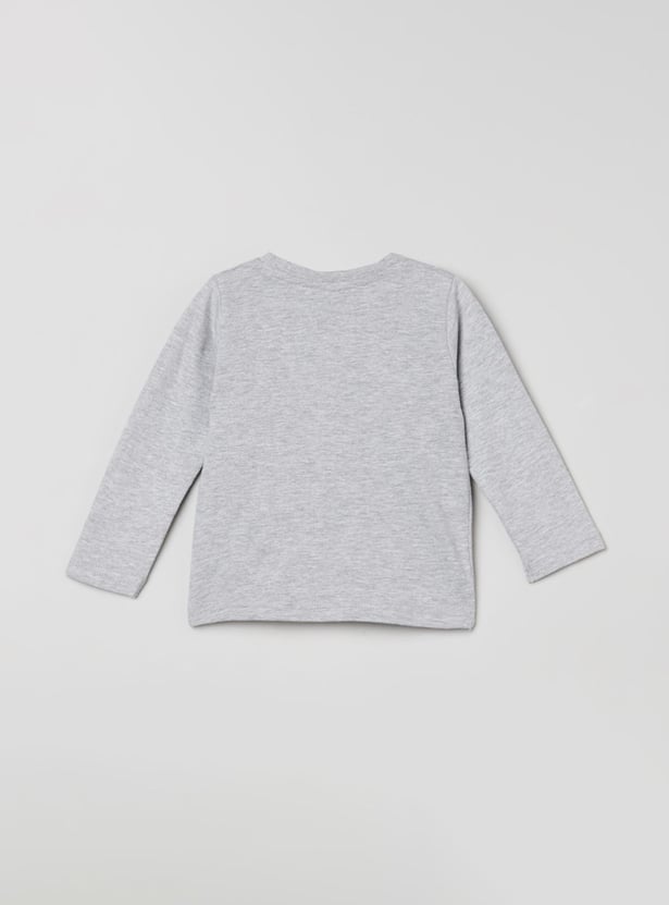Boys Printed Crew Neck T-shirt