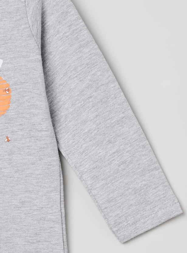 Boys Printed Crew Neck T-shirt