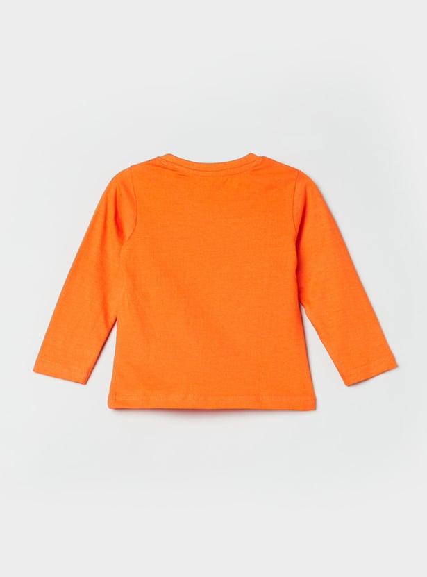 Boys Printed Crew Neck T-shirt