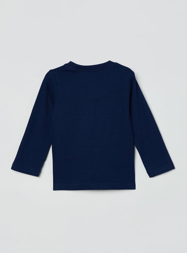 MAX Boys Printed Crew Neck T-shirt