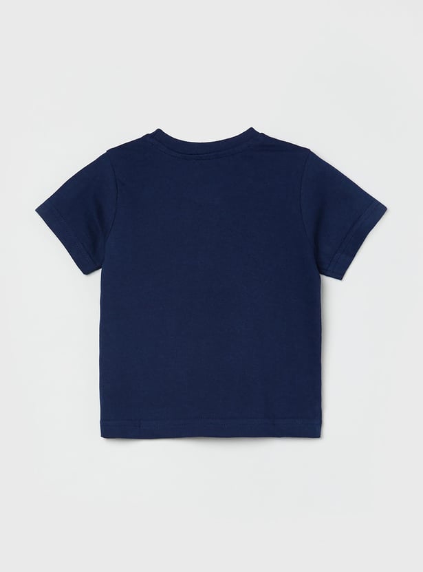 MAX Boys Printed Round Neck T-shirt