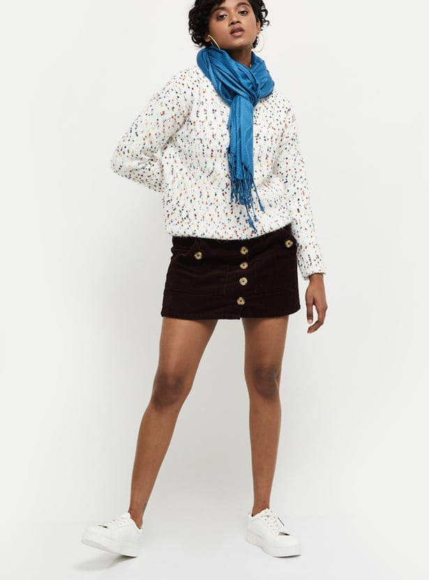 MAX Women Textured Scarf