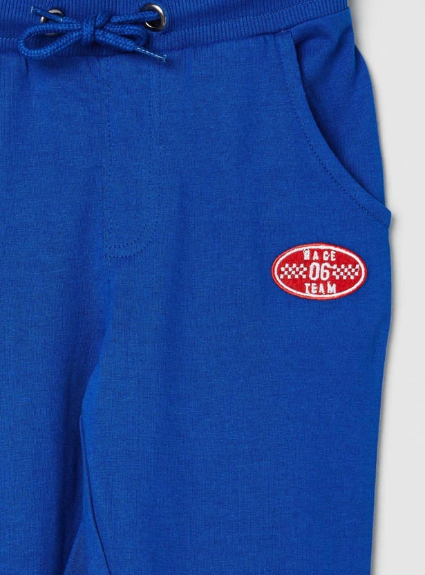 Boys Solid Full-Length Joggers 