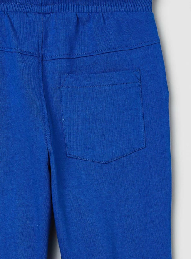 Boys Solid Full-Length Joggers 