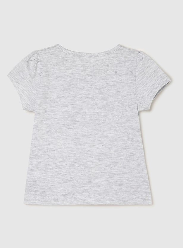 Girls Graphic Printed T-shirt - Pack of 5
