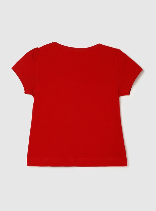Girls Graphic Printed T-shirt - Pack of 5