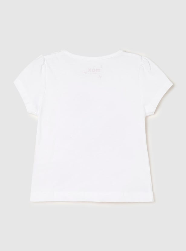 Girls Graphic Printed T-shirt - Pack of 5