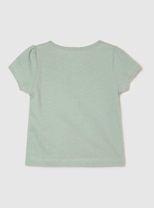 Girls Graphic Printed T-shirt - Pack of 5