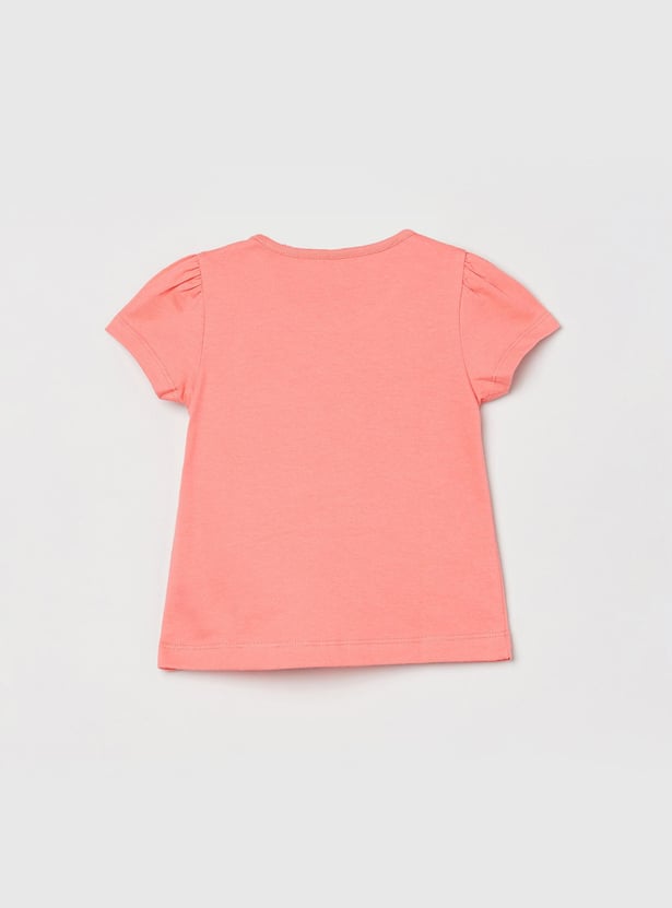 Girls Graphic Printed T-shirt - Pack of 5