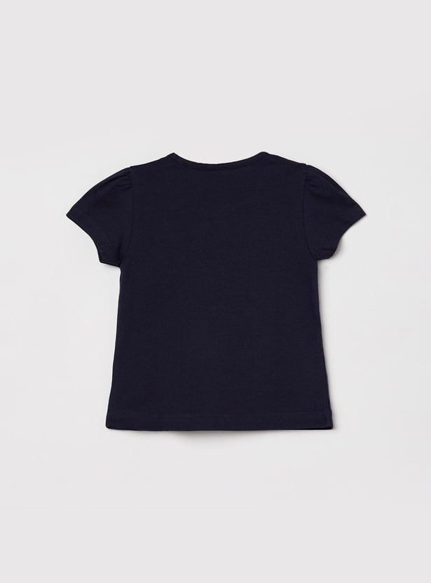 Girls Graphic Printed T-shirt - Pack of 5
