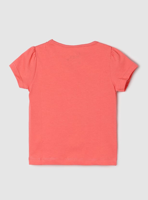 Girls Graphic Printed T-shirt - Pack of 5